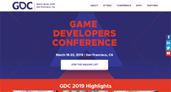 Desktop Screenshot of gdconf.com