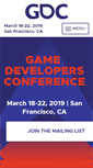 Mobile Screenshot of gdconf.com